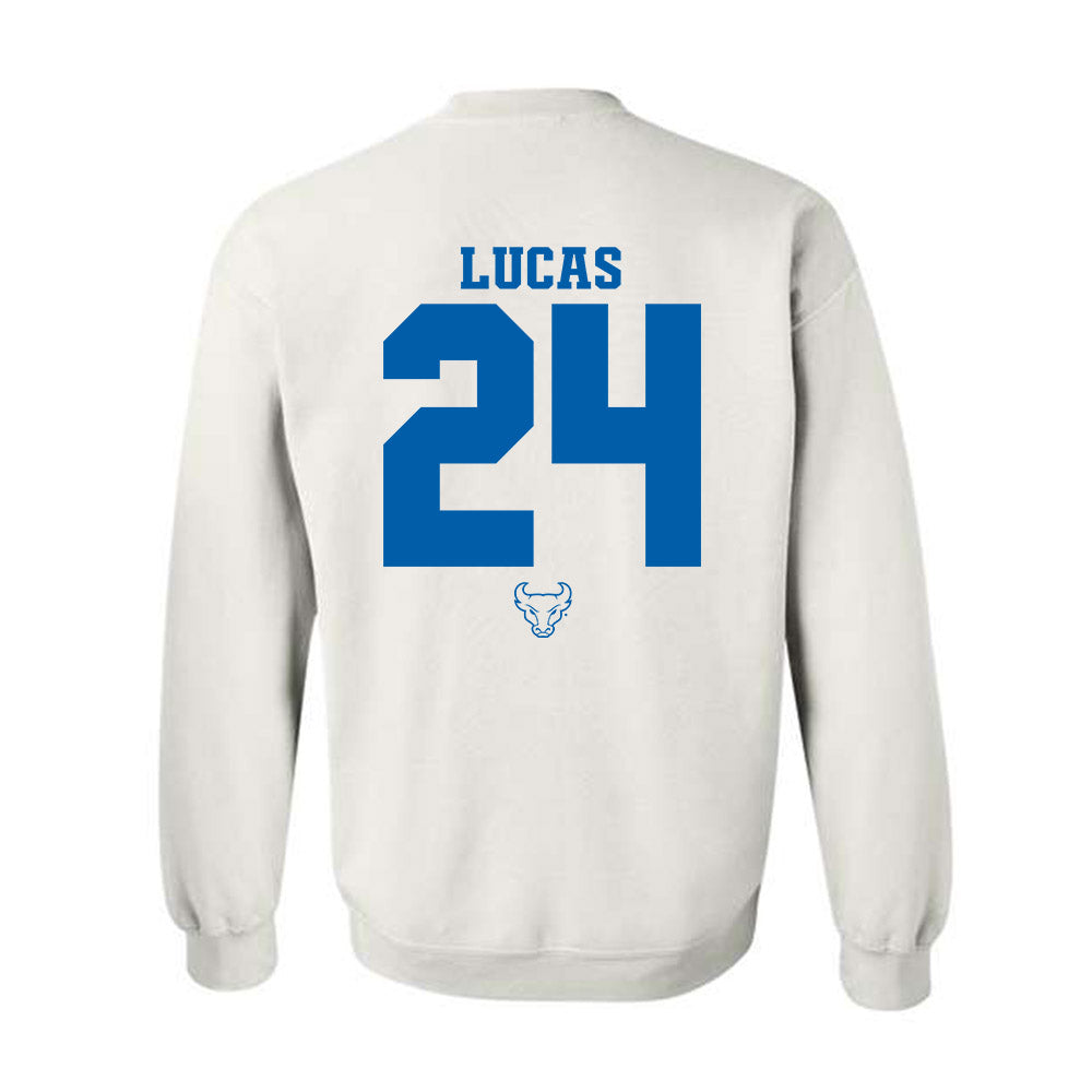 Buffalo - NCAA Women's Basketball : Meg Lucas - Classic Shersey Crewneck Sweatshirt-1