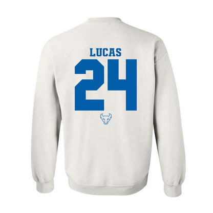 Buffalo - NCAA Women's Basketball : Meg Lucas - Classic Shersey Crewneck Sweatshirt-1