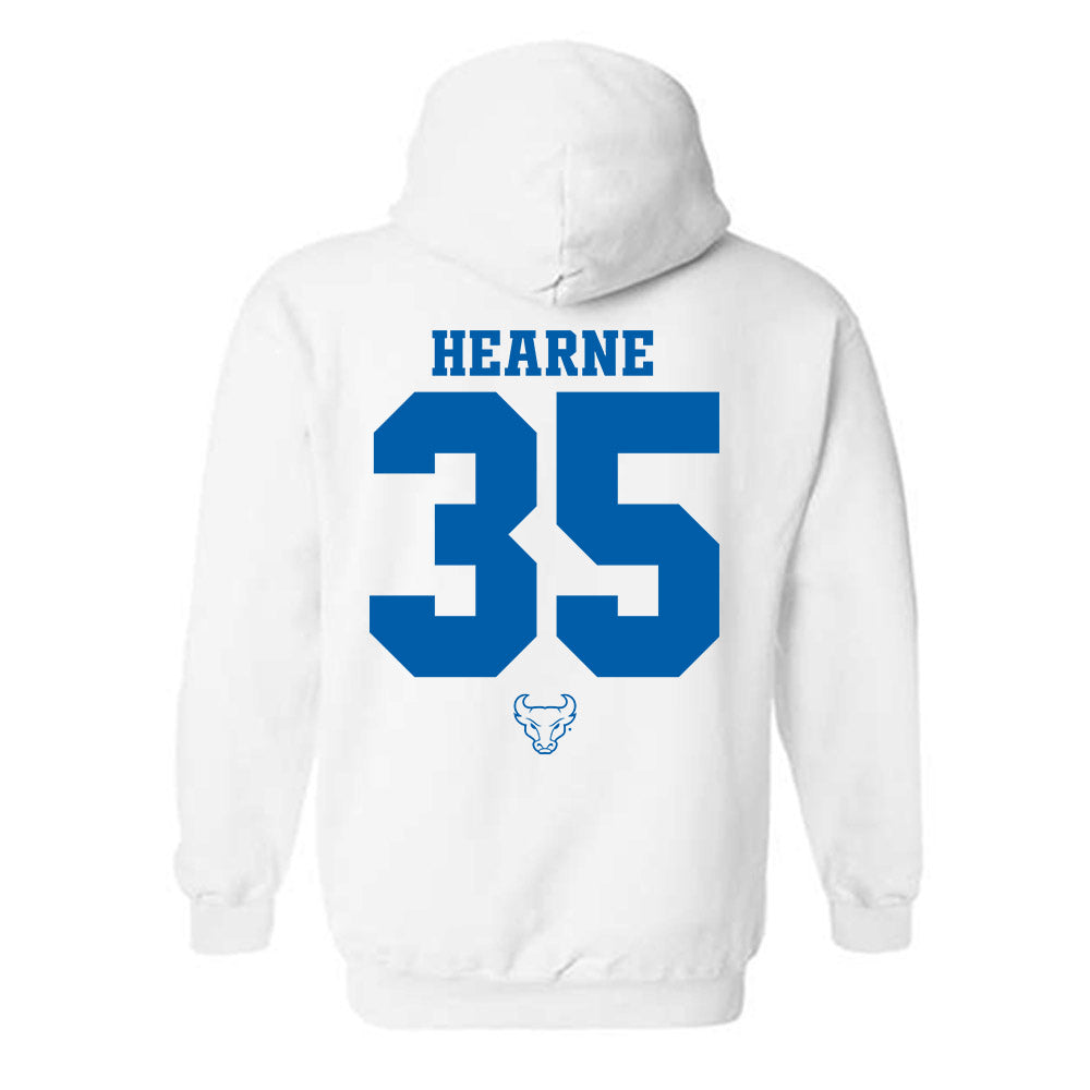 Buffalo - NCAA Women's Basketball : Layla Hearne - Classic Shersey Hooded Sweatshirt-1