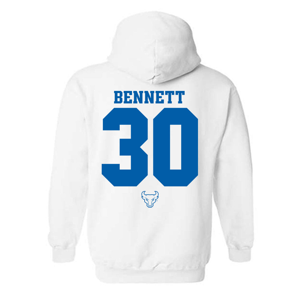 Buffalo - NCAA Football : Jacari Bennett - Classic Shersey Hooded Sweatshirt-1