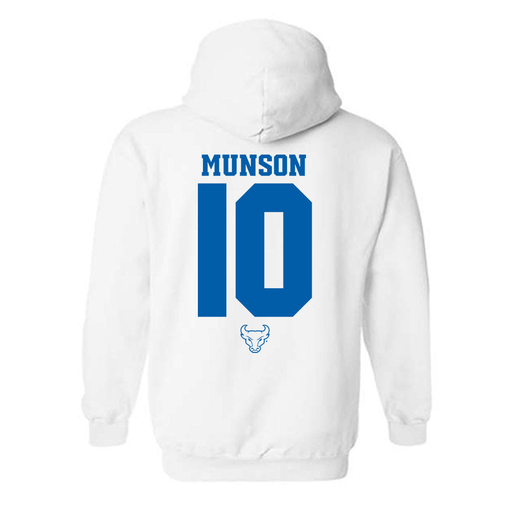 Buffalo - NCAA Football : Jamiere Munson - Classic Shersey Hooded Sweatshirt-1