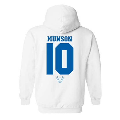 Buffalo - NCAA Football : Jamiere Munson - Classic Shersey Hooded Sweatshirt-1