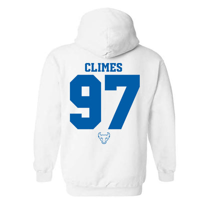 Buffalo - NCAA Football : Christopher Climes - Classic Shersey Hooded Sweatshirt-1