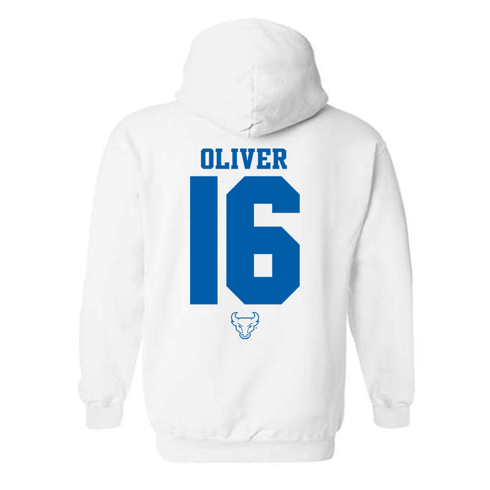 Buffalo - NCAA Football : Caleb Oliver - Classic Shersey Hooded Sweatshirt-1