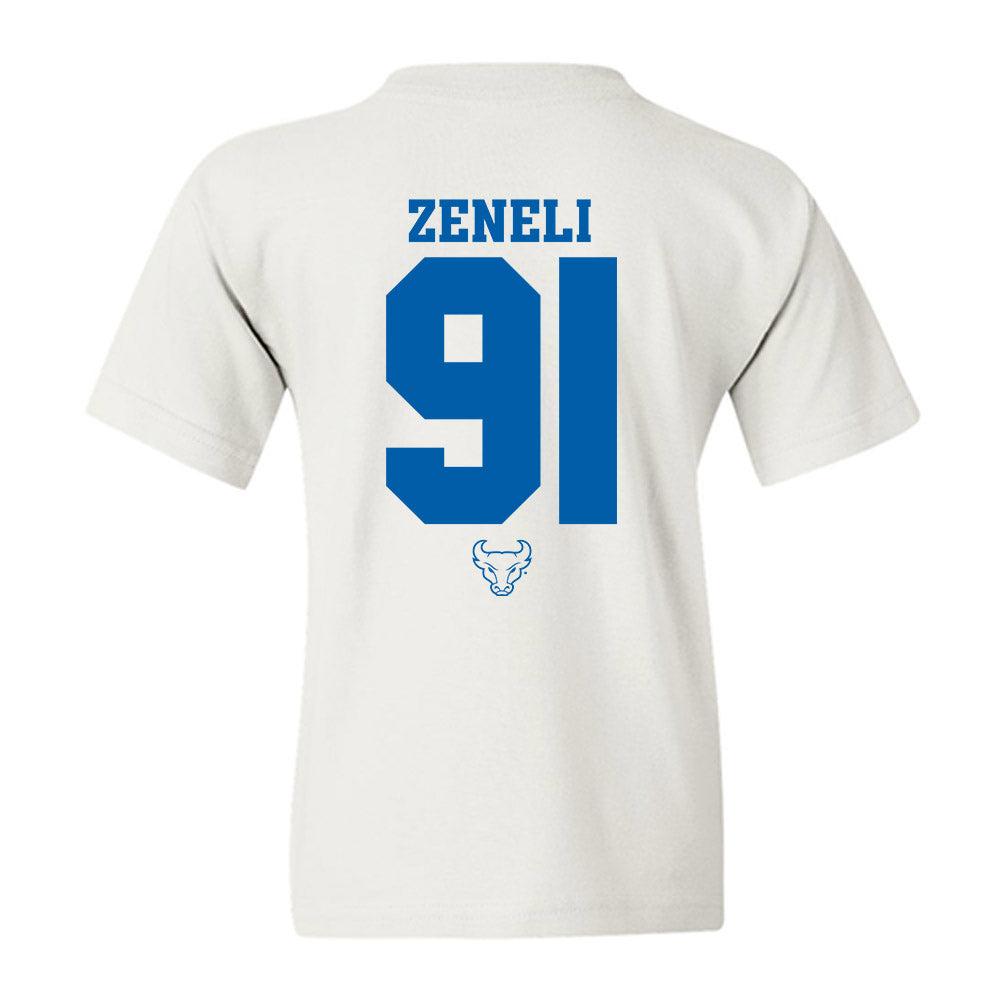 Buffalo - NCAA Football : Henri Zeneli - Classic Shersey Youth T-Shirt-1