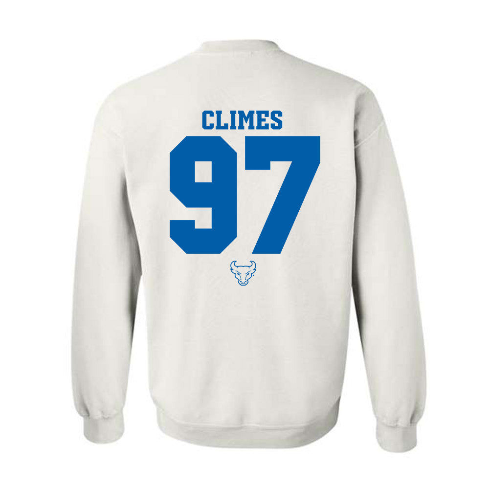 Buffalo - NCAA Football : Christopher Climes - Classic Shersey Crewneck Sweatshirt-1