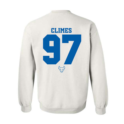 Buffalo - NCAA Football : Christopher Climes - Classic Shersey Crewneck Sweatshirt-1