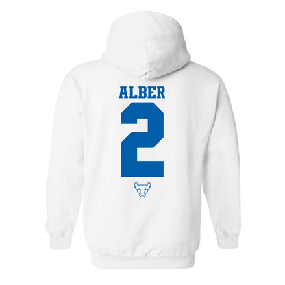 Buffalo - NCAA Women's Basketball : Natavia Alber - Classic Shersey Hooded Sweatshirt-1