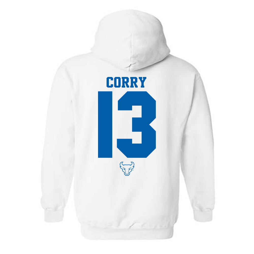 Buffalo - NCAA Women's Basketball : Ella Corry - Hooded Sweatshirt-1