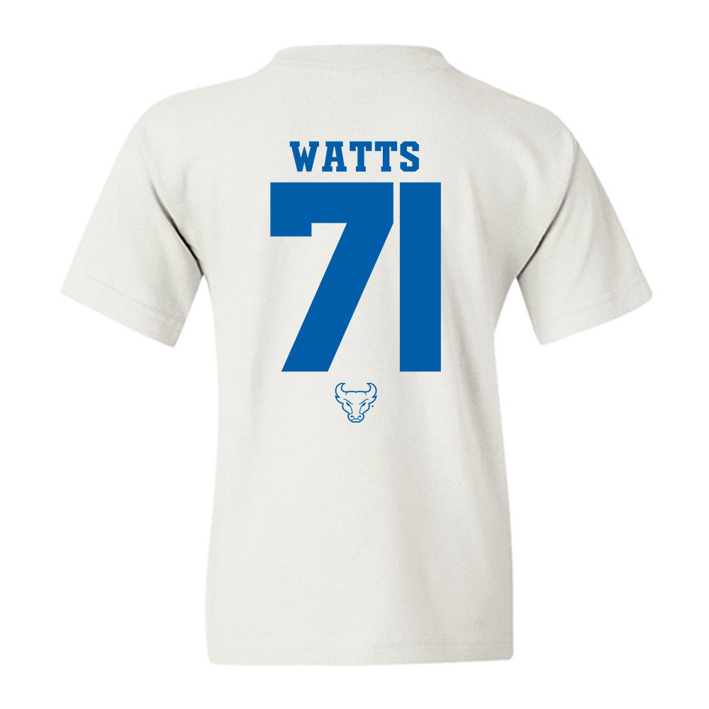 Buffalo - NCAA Football : Caleb Watts - Youth T-Shirt-1