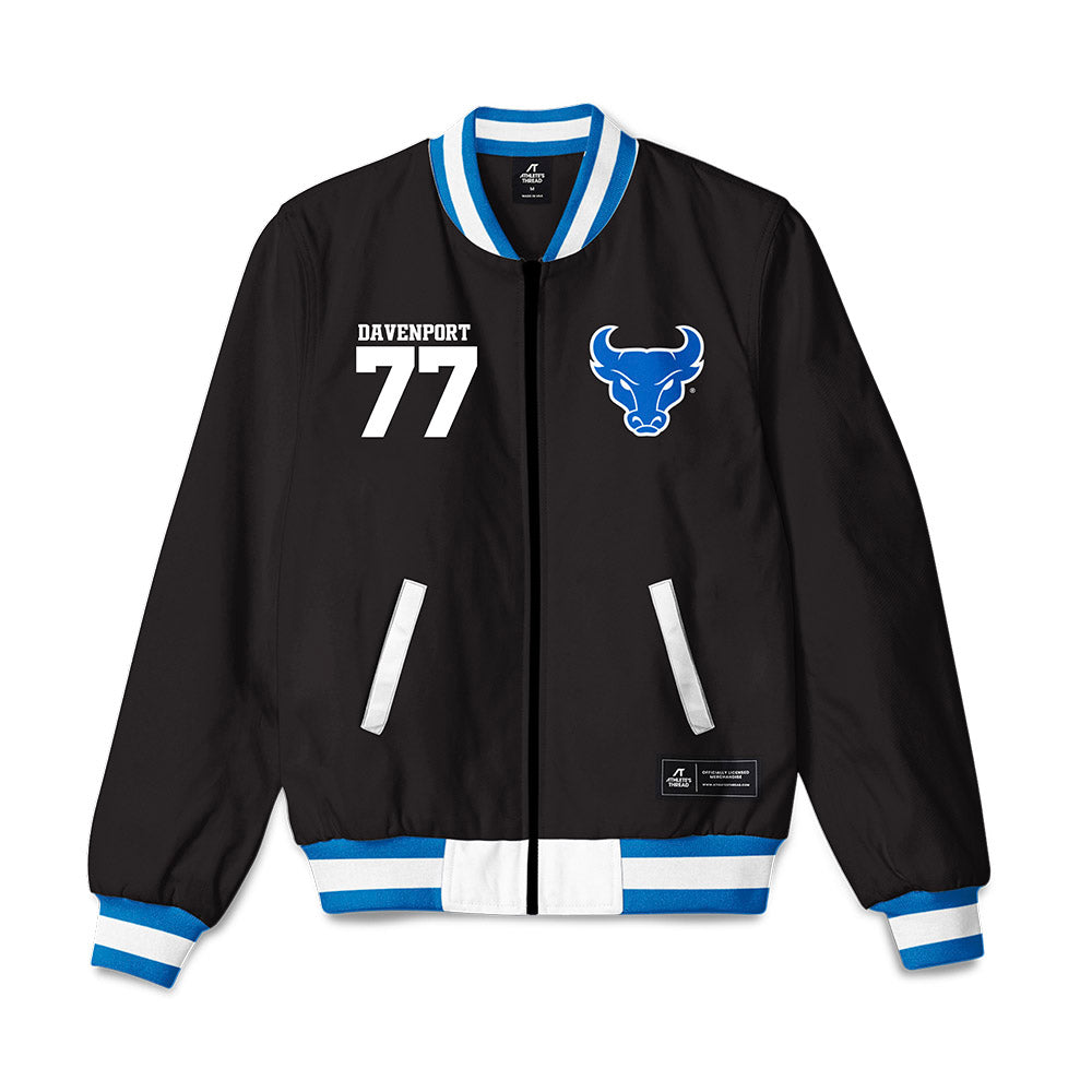 Buffalo - NCAA Football : Jackson Davenport - Bomber Jacket-0