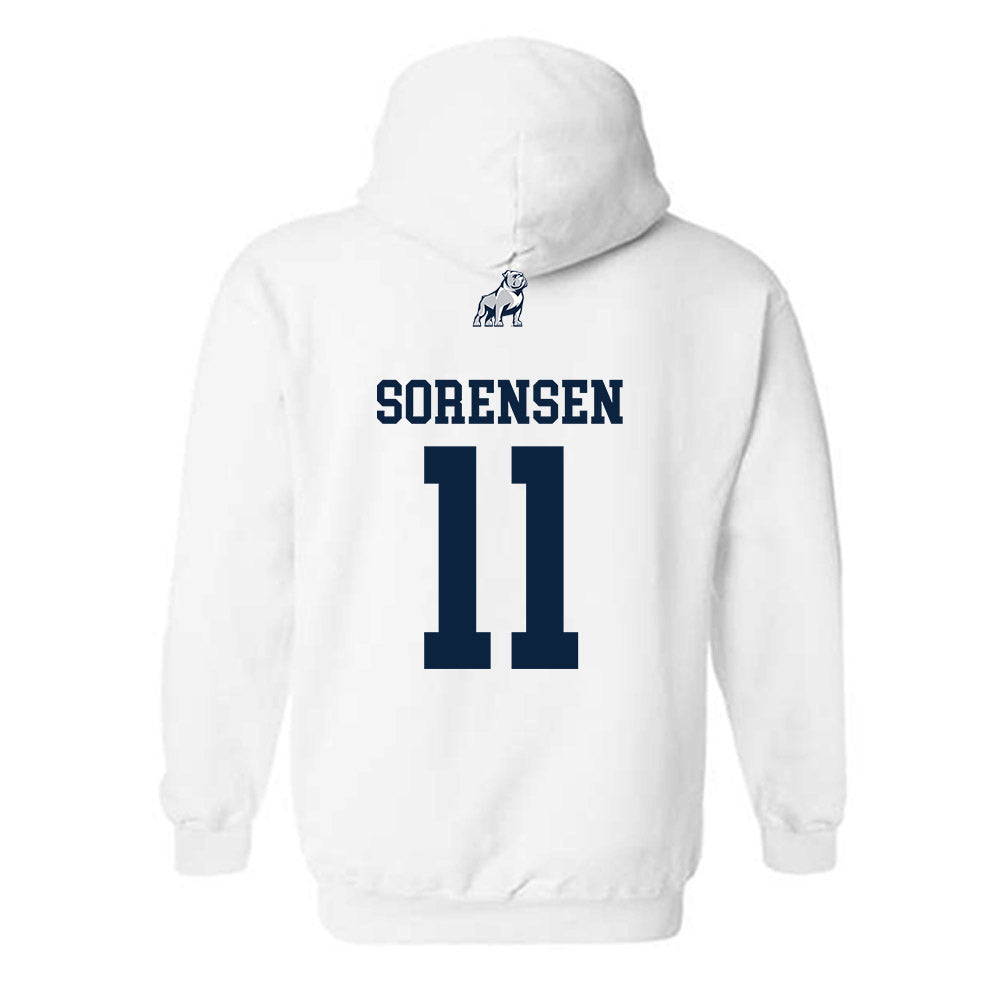 Samford - NCAA Women's Volleyball : Emma Sorensen - Classic Shersey Hooded Sweatshirt-1
