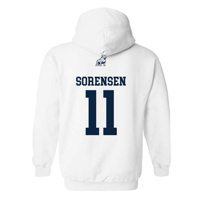 Samford - NCAA Women's Volleyball : Emma Sorensen - Classic Shersey Hooded Sweatshirt-1