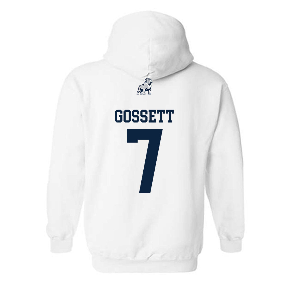 Samford - NCAA Men's Basketball : JD Gossett - Hooded Sweatshirt-1