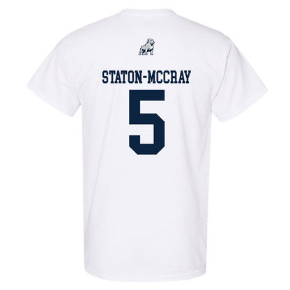 Samford - NCAA Men's Basketball : AJ Staton-McCray - T-Shirt-1