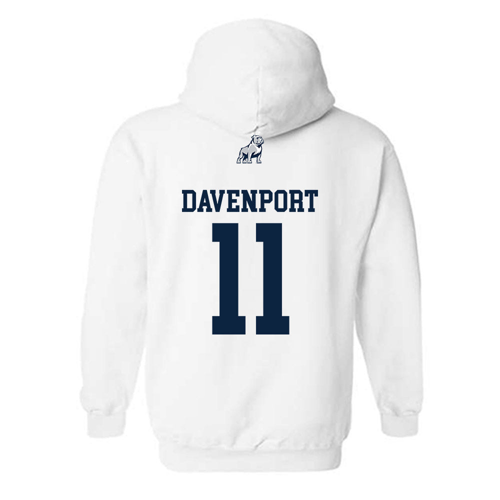 Samford - NCAA Men's Basketball : Cooper Davenport - Hooded Sweatshirt-1