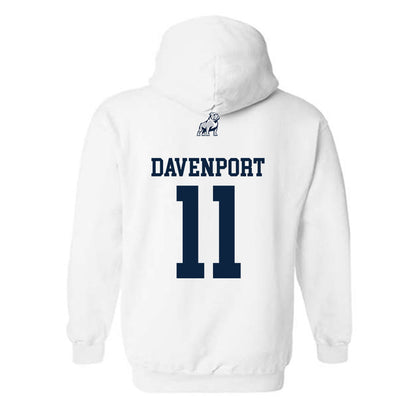 Samford - NCAA Men's Basketball : Cooper Davenport - Hooded Sweatshirt-1