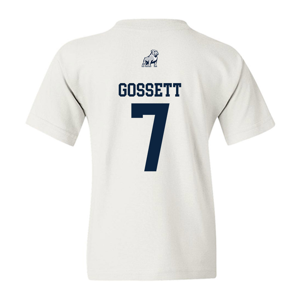 Samford - NCAA Men's Basketball : JD Gossett - Youth T-Shirt-1