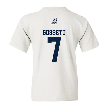 Samford - NCAA Men's Basketball : JD Gossett - Youth T-Shirt-1