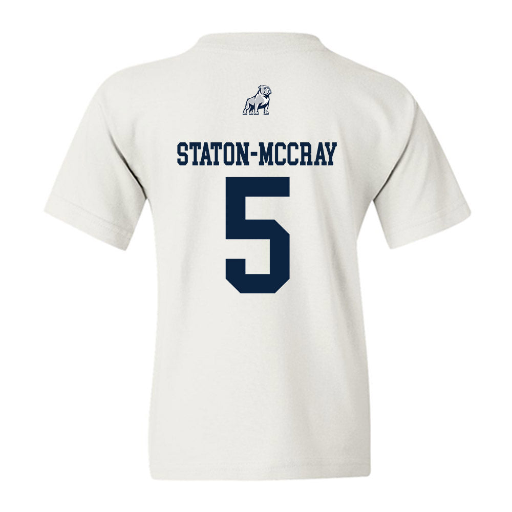 Samford - NCAA Men's Basketball : AJ Staton-McCray - Youth T-Shirt-1