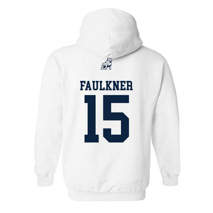 Samford - NCAA Men's Basketball : Dylan Faulkner - Classic Shersey Hooded Sweatshirt-1