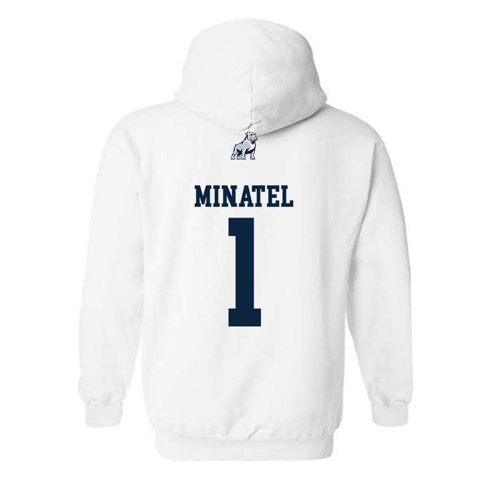 Samford - NCAA Women's Volleyball : Carly Minatel - Hooded Sweatshirt-1