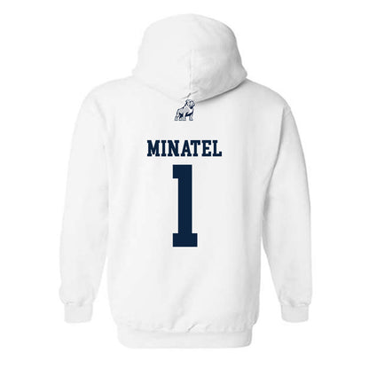 Samford - NCAA Women's Volleyball : Carly Minatel - Hooded Sweatshirt-1