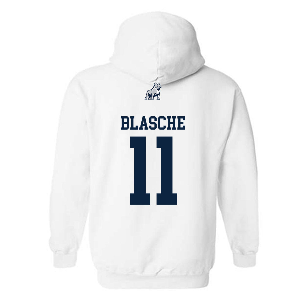 Samford - NCAA Baseball : Mason Blasche - Classic Shersey Hooded Sweatshirt-1