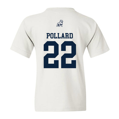 Samford - NCAA Men's Basketball : Jaxon Pollard - Youth T-Shirt-1