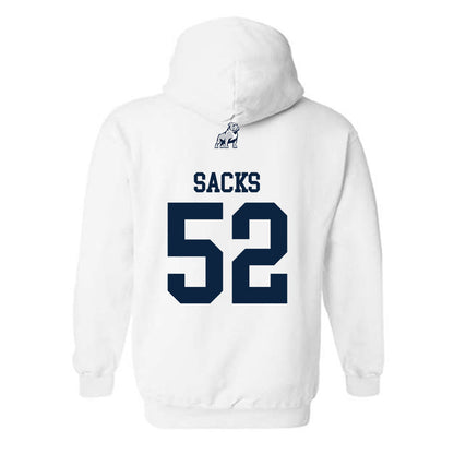 Samford - NCAA Football : Owen Sacks - Classic Shersey Hooded Sweatshirt-1