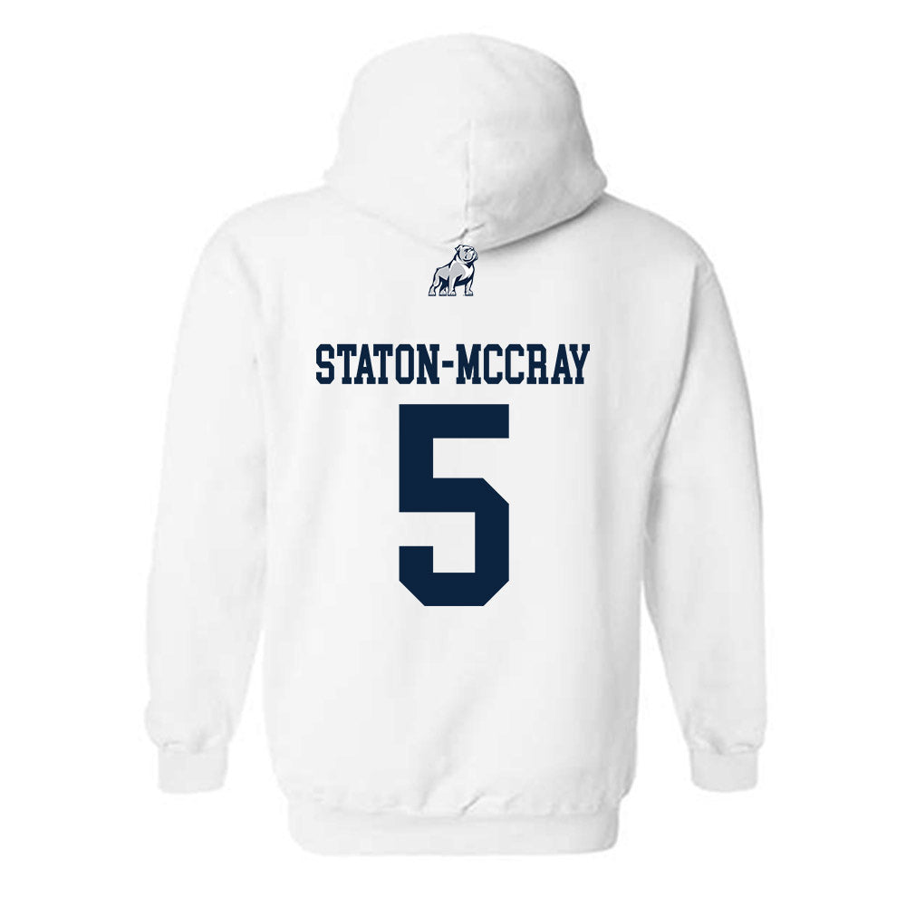 Samford - NCAA Men's Basketball : AJ Staton-McCray - Hooded Sweatshirt-1