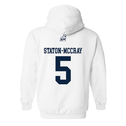 Samford - NCAA Men's Basketball : AJ Staton-McCray - Hooded Sweatshirt-1