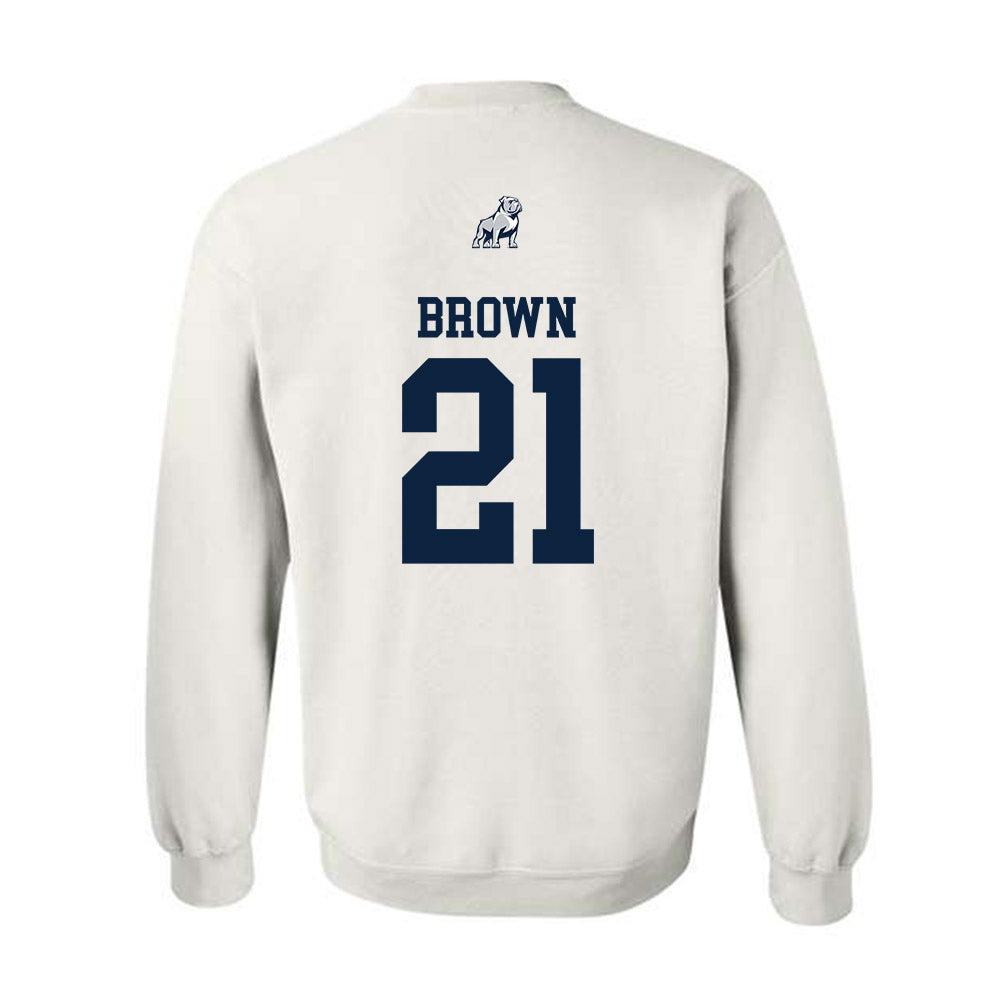 Samford - NCAA Men's Basketball : Corey Brown - Crewneck Sweatshirt-1