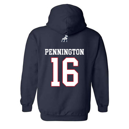 Samford - NCAA Football : Cooper Pennington - Classic Shersey Hooded Sweatshirt-1