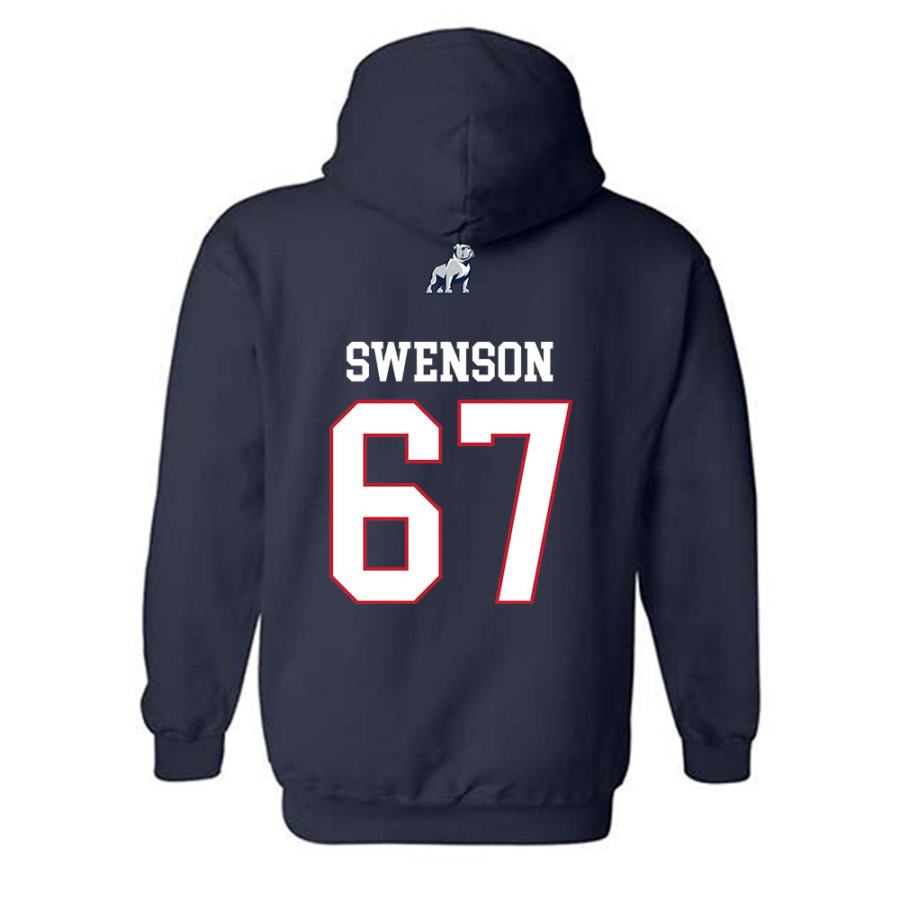 Samford - NCAA Football : Thayne Swenson - Classic Shersey Hooded Sweatshirt-1