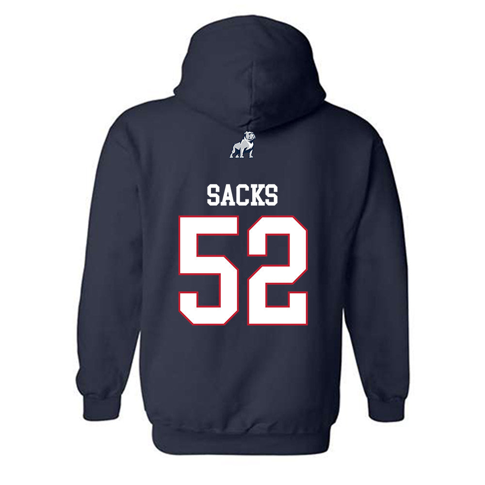 Samford - NCAA Football : Owen Sacks - Classic Shersey Hooded Sweatshirt-1