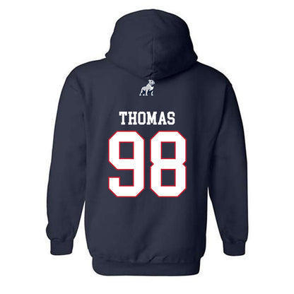 Samford - NCAA Football : Dezmon Thomas - Classic Shersey Hooded Sweatshirt-1