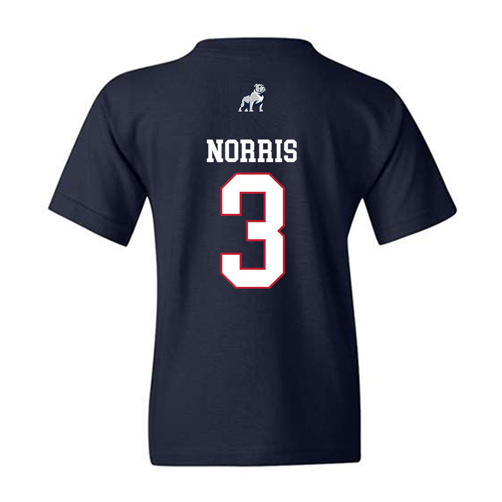 Samford - NCAA Men's Basketball : Keaton Norris - Youth T-Shirt-1