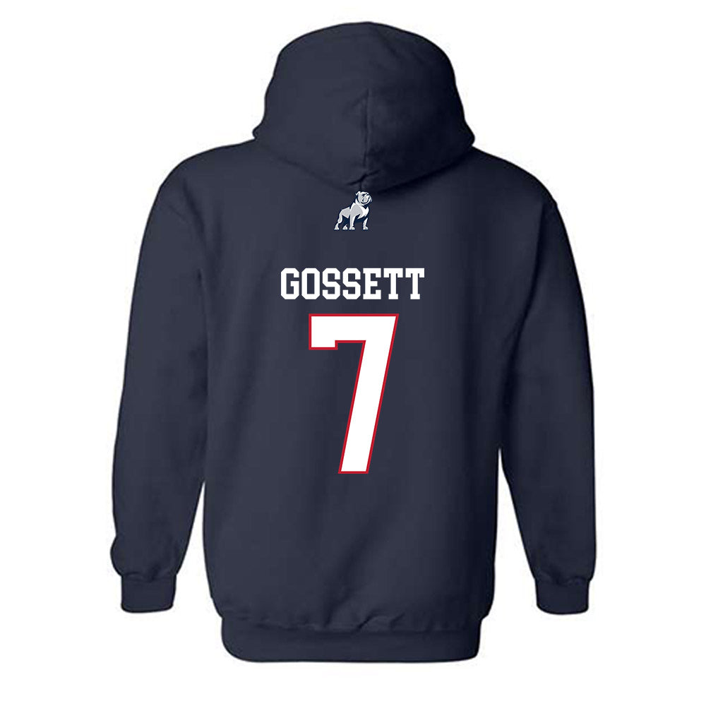 Samford - NCAA Men's Basketball : JD Gossett - Hooded Sweatshirt-1