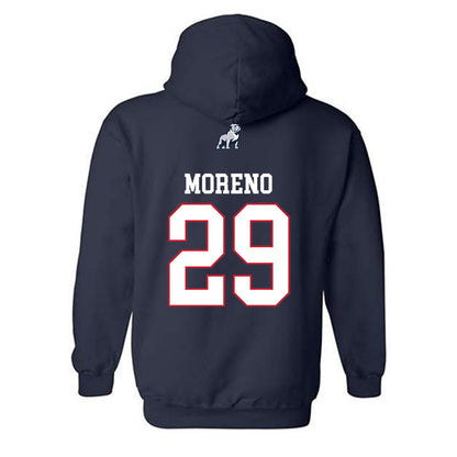 Samford - NCAA Women's Soccer : Isabella Moreno - Hooded Sweatshirt-1