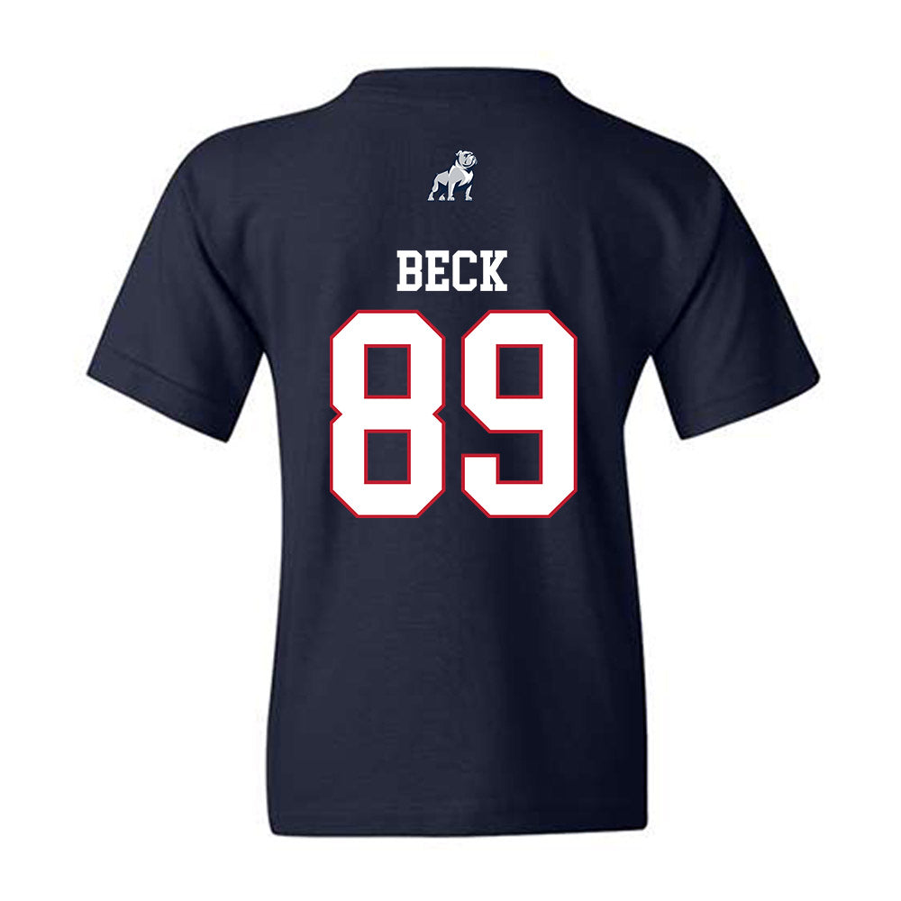 Samford - NCAA Football : Landon Beck - Youth T-Shirt-1