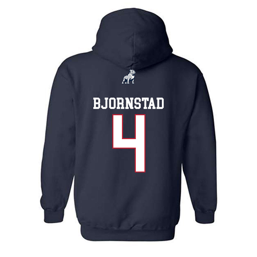 Samford - NCAA Men's Basketball : Judson Bjornstad - Hooded Sweatshirt-1
