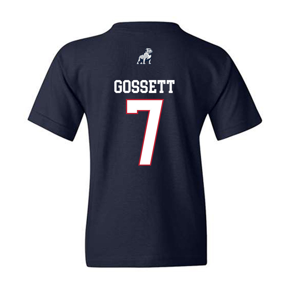 Samford - NCAA Men's Basketball : JD Gossett - Youth T-Shirt-1