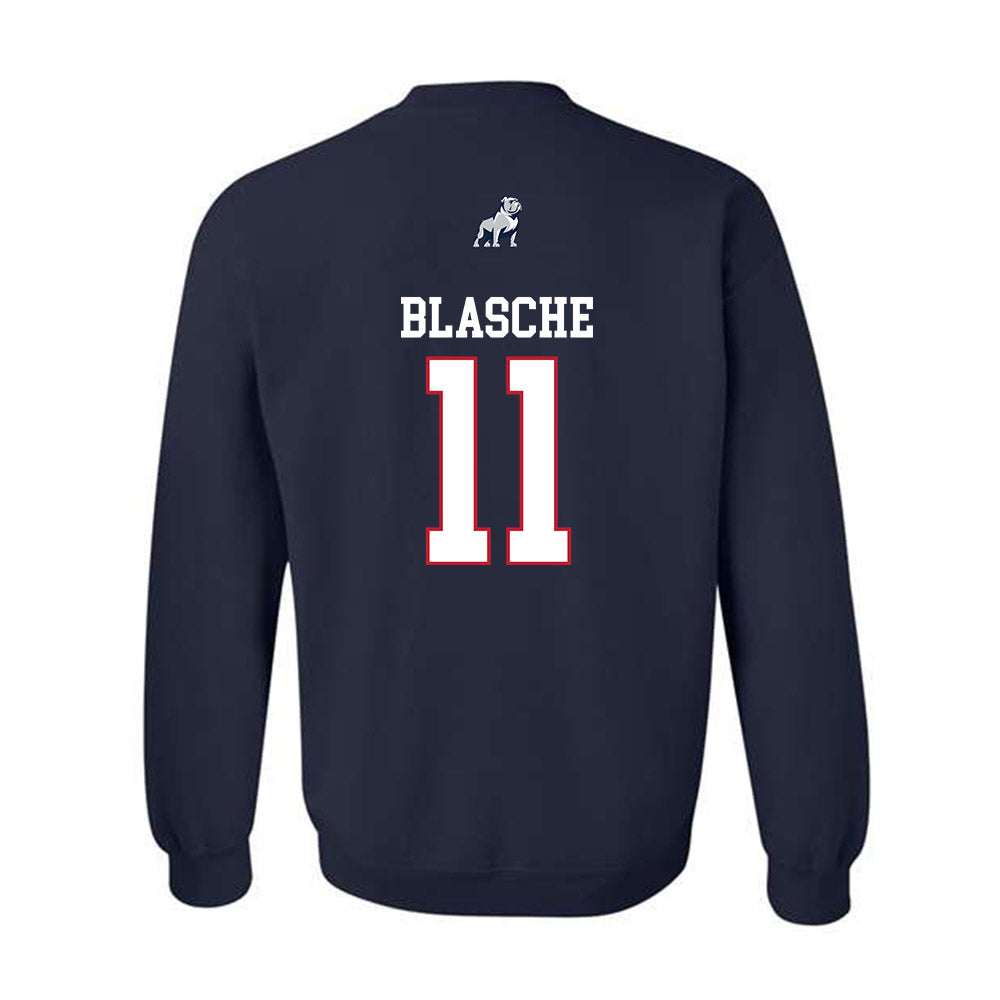 Samford - NCAA Baseball : Mason Blasche - Classic Shersey Crewneck Sweatshirt-1