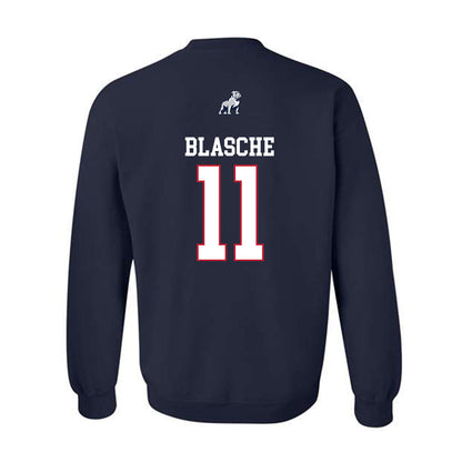 Samford - NCAA Baseball : Mason Blasche - Classic Shersey Crewneck Sweatshirt-1