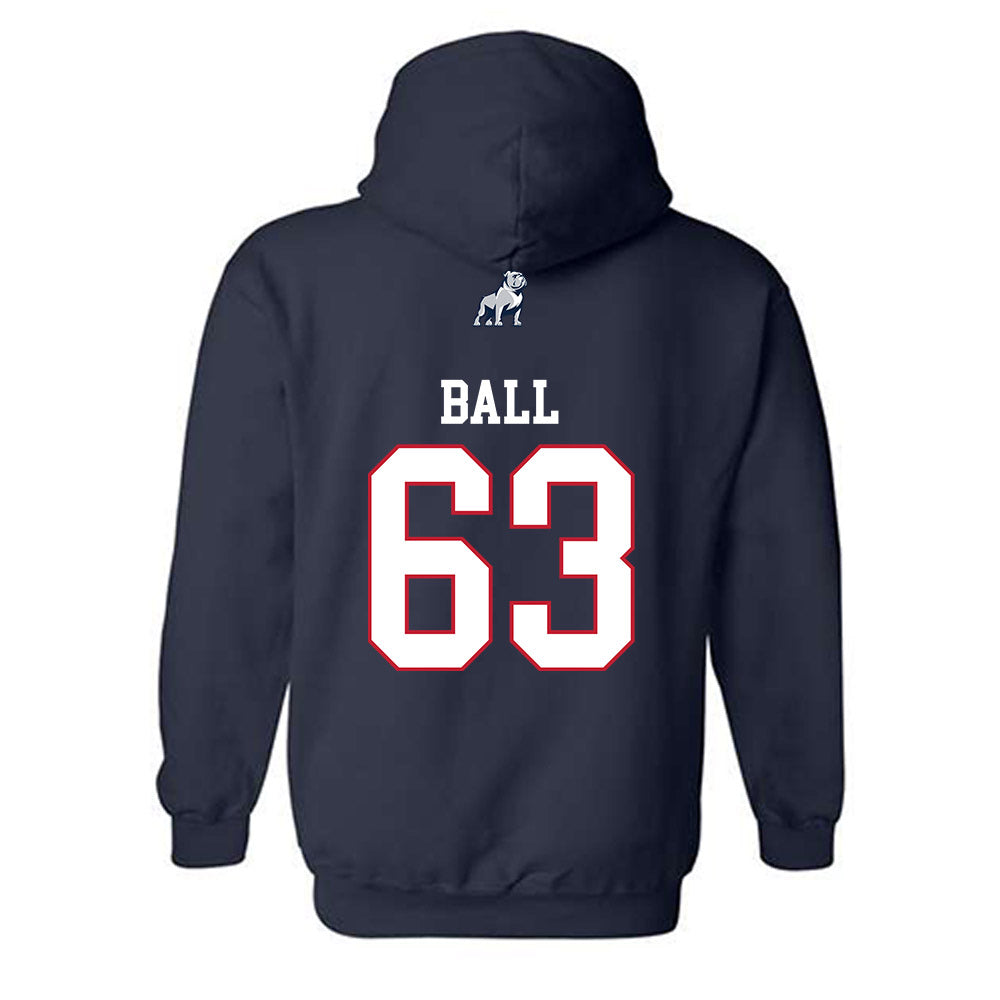 Samford - NCAA Football : Beau Ball - Classic Shersey Hooded Sweatshirt-1