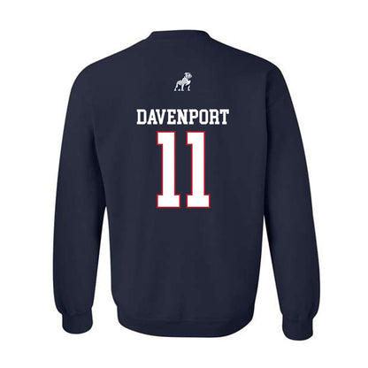 Samford - NCAA Men's Basketball : Cooper Davenport - Crewneck Sweatshirt-1