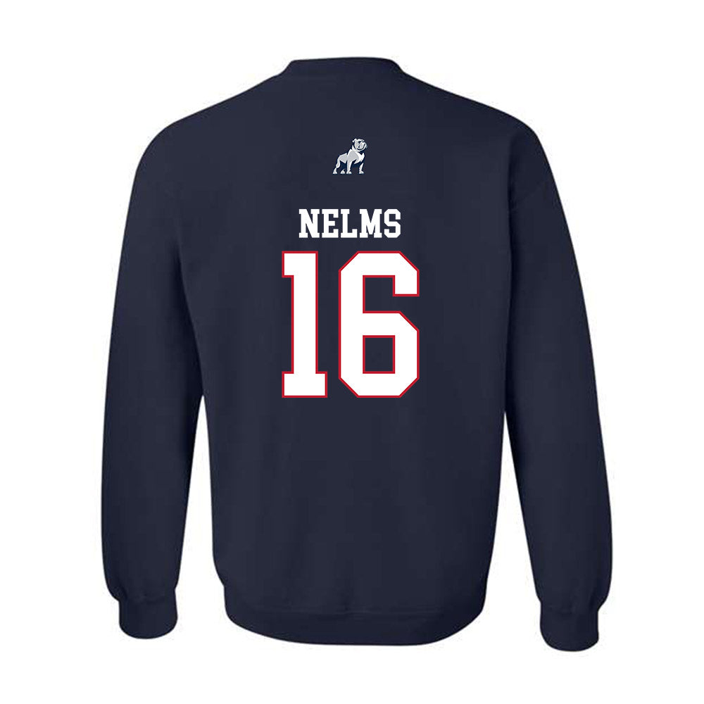Samford - NCAA Baseball : Easton Nelms - Crewneck Sweatshirt-1