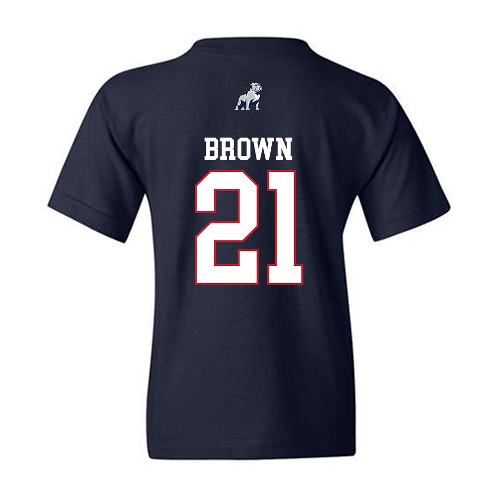 Samford - NCAA Men's Basketball : Corey Brown - Youth T-Shirt-1