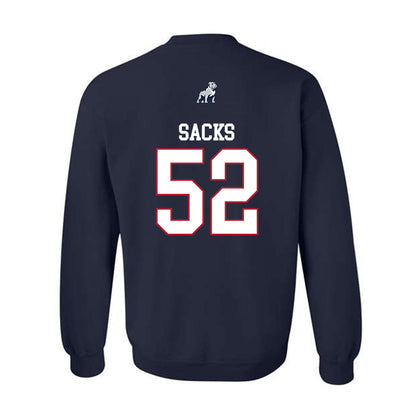 Samford - NCAA Football : Owen Sacks - Classic Shersey Crewneck Sweatshirt-1